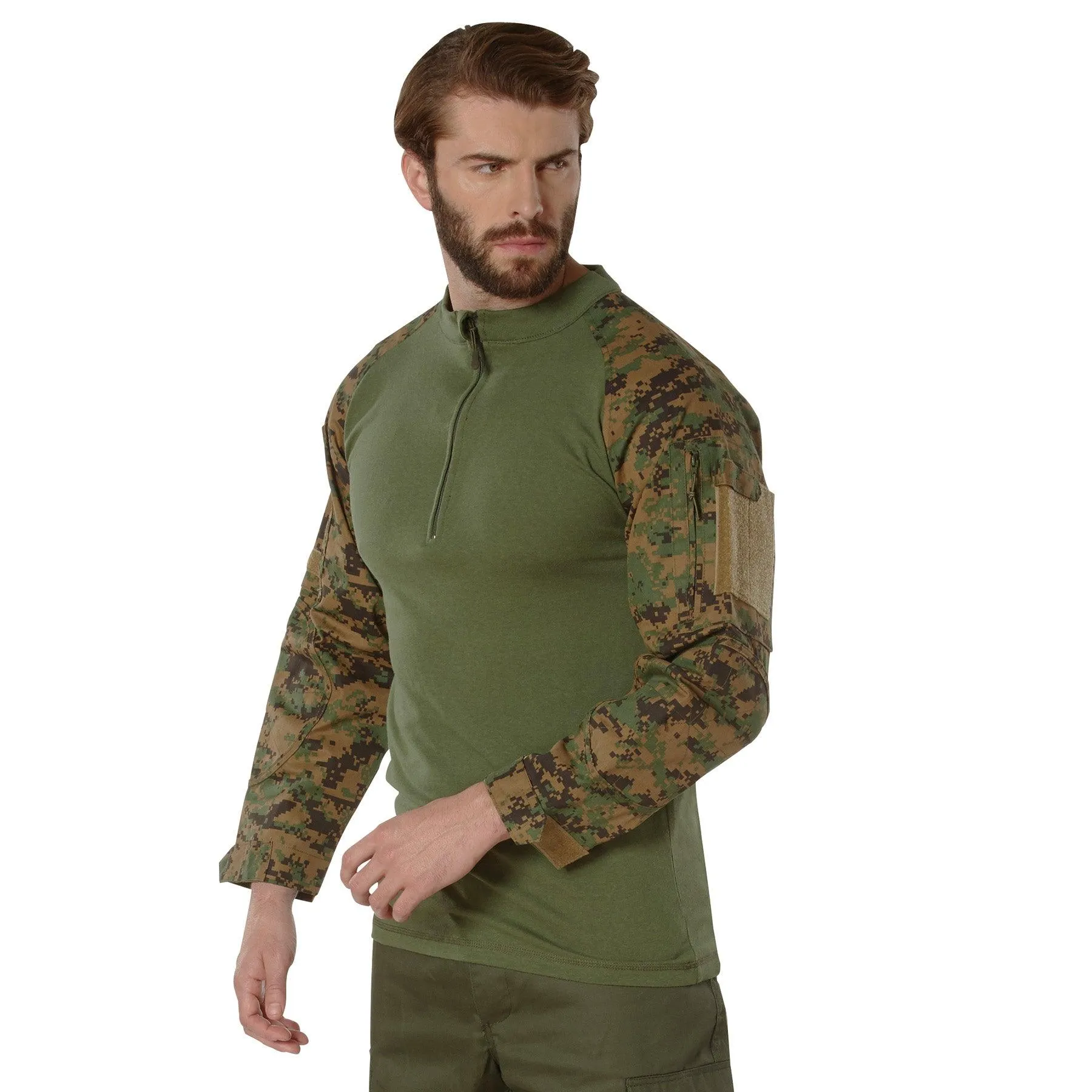 1/4 Zip Tactical Airsoft Combat Shirt