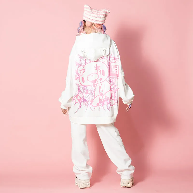 ACDC RAG & Gloomy Bear pastel mesh hoodie