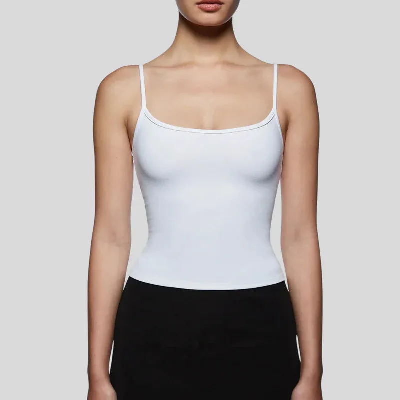 Afslappet enkel camisole top (Dame)