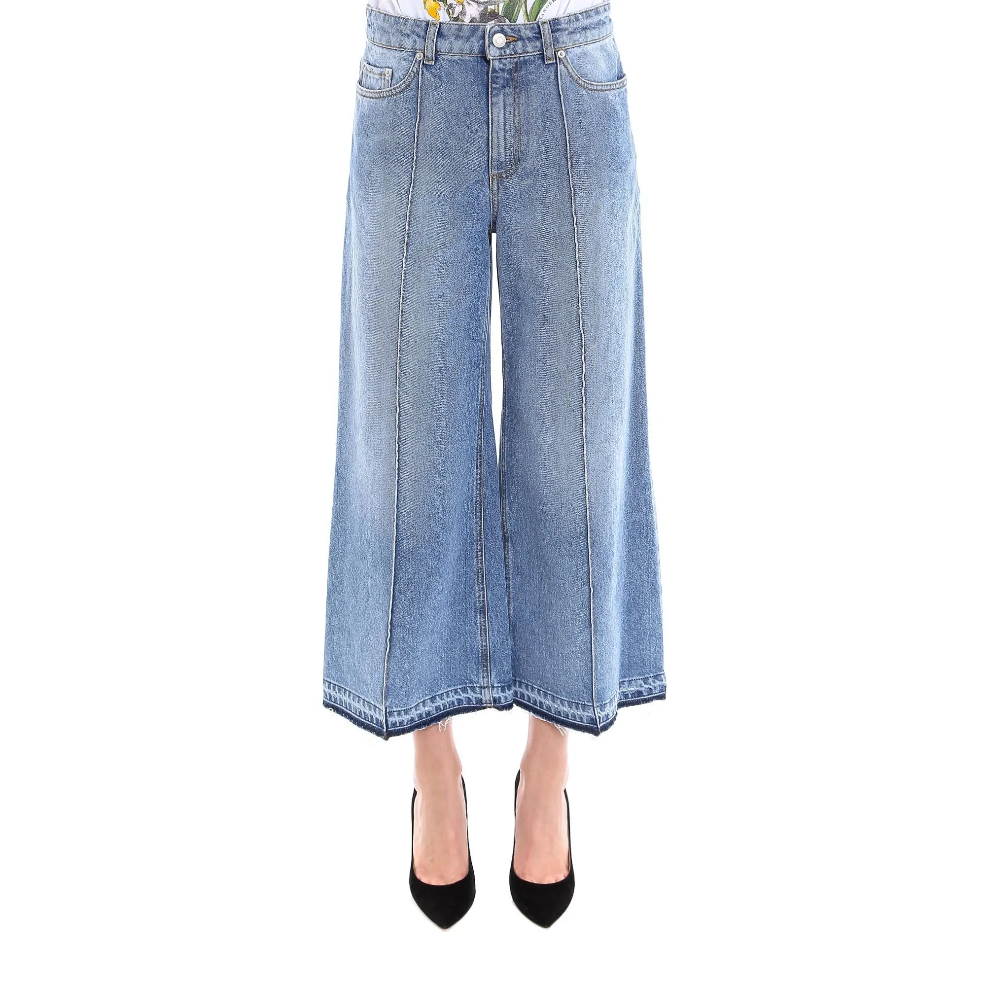 Alexander McQueen Denim Culottes