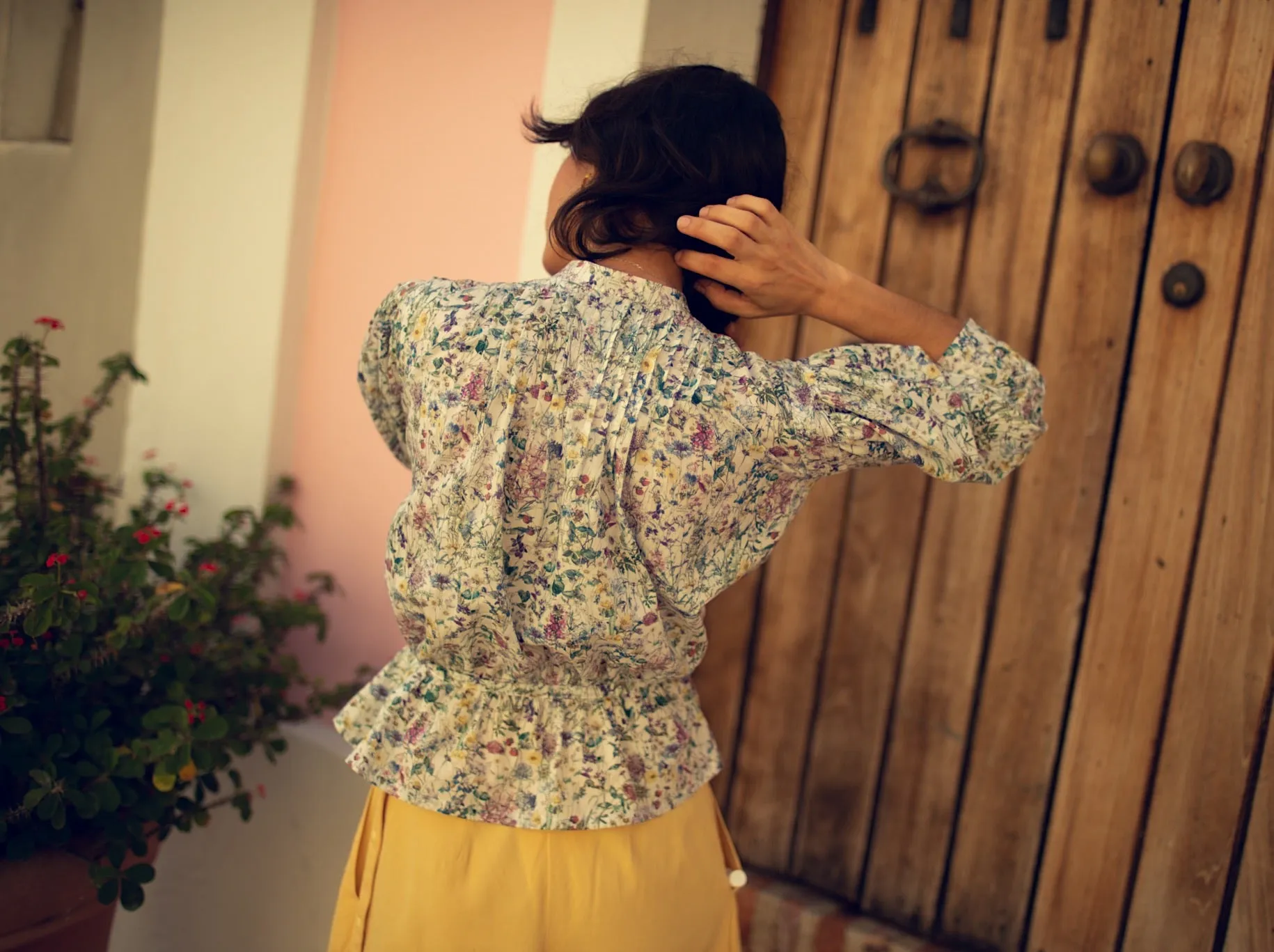 Alexandra blouse in wildflowers Liberty fabric