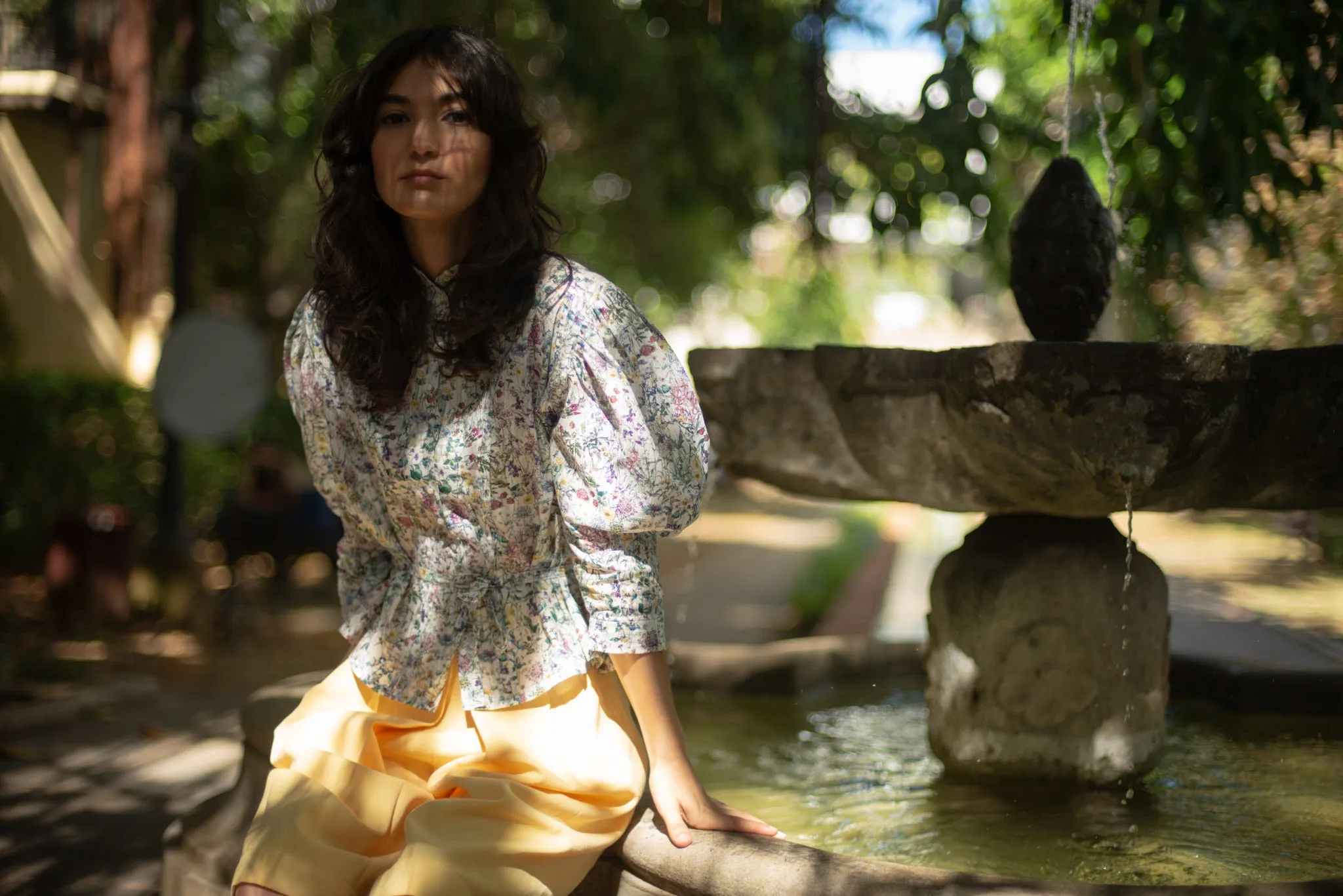 Alexandra blouse in wildflowers Liberty fabric