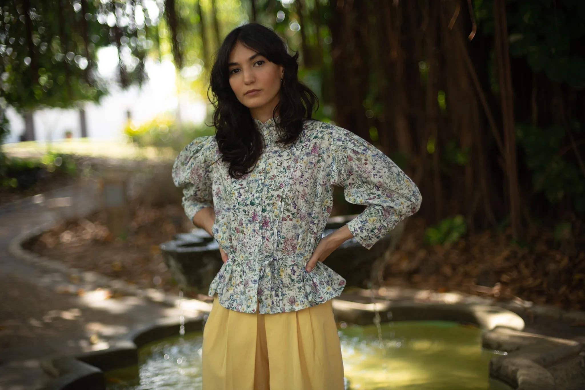 Alexandra blouse in wildflowers Liberty fabric