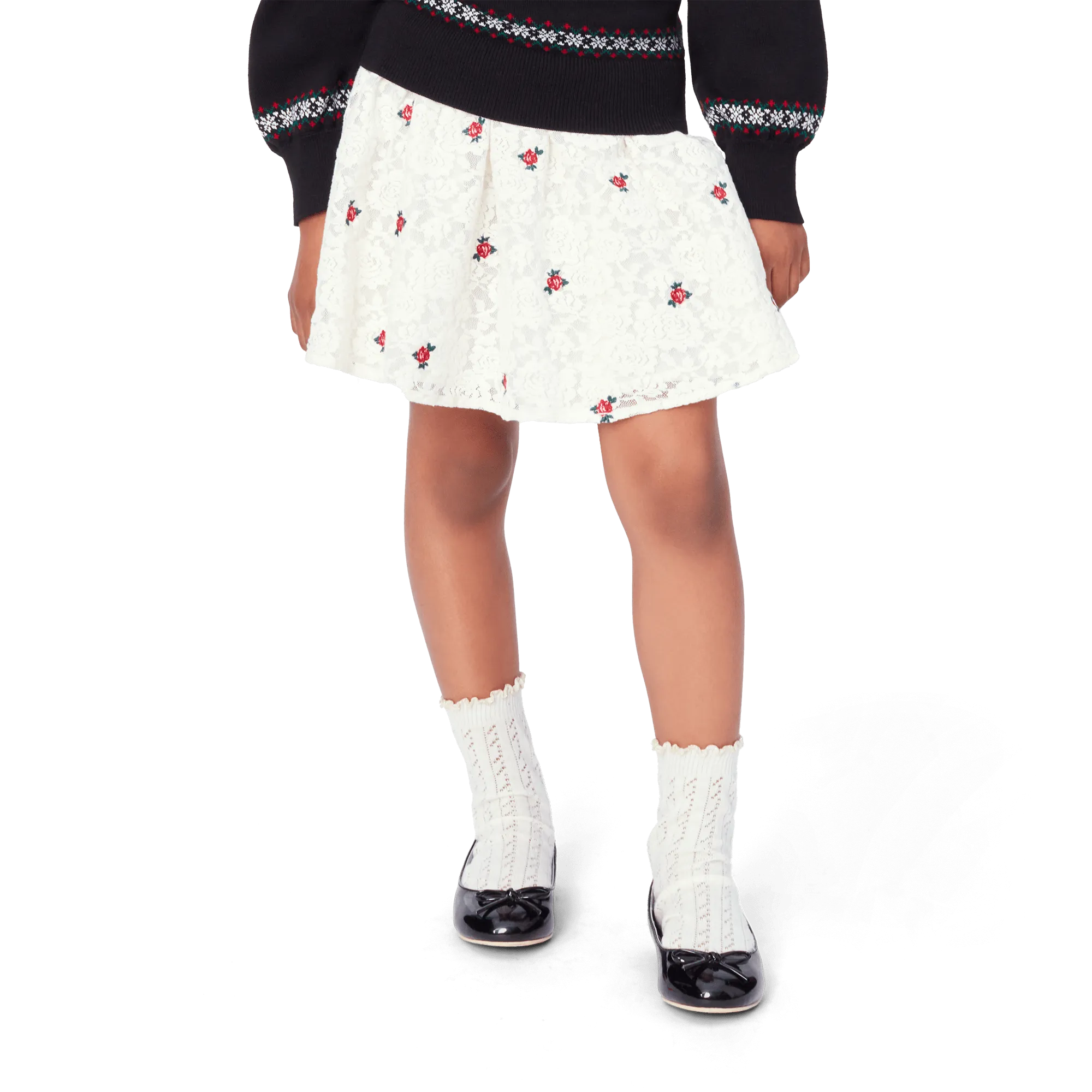 American Girl® x Janie and Jack Holiday Rose Skirt for Girls