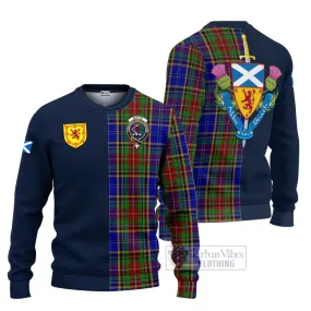 Beattie Tartan Ugly Sweater with Scottish Lion Royal Arm Half Style