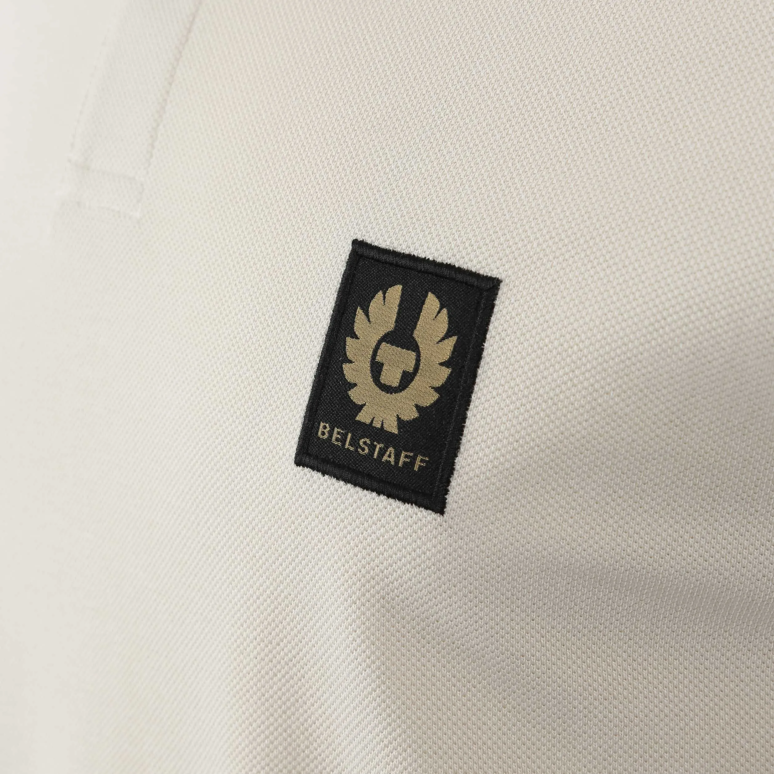 Belstaff Tipped Short Sleeve Polo Shirt in Moonbeam