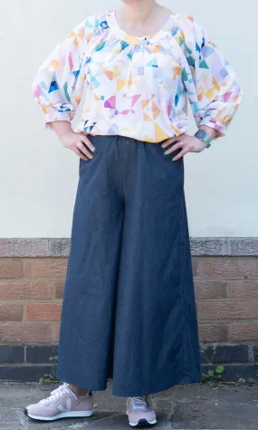 Bobbins and Buttons Fern Culottes