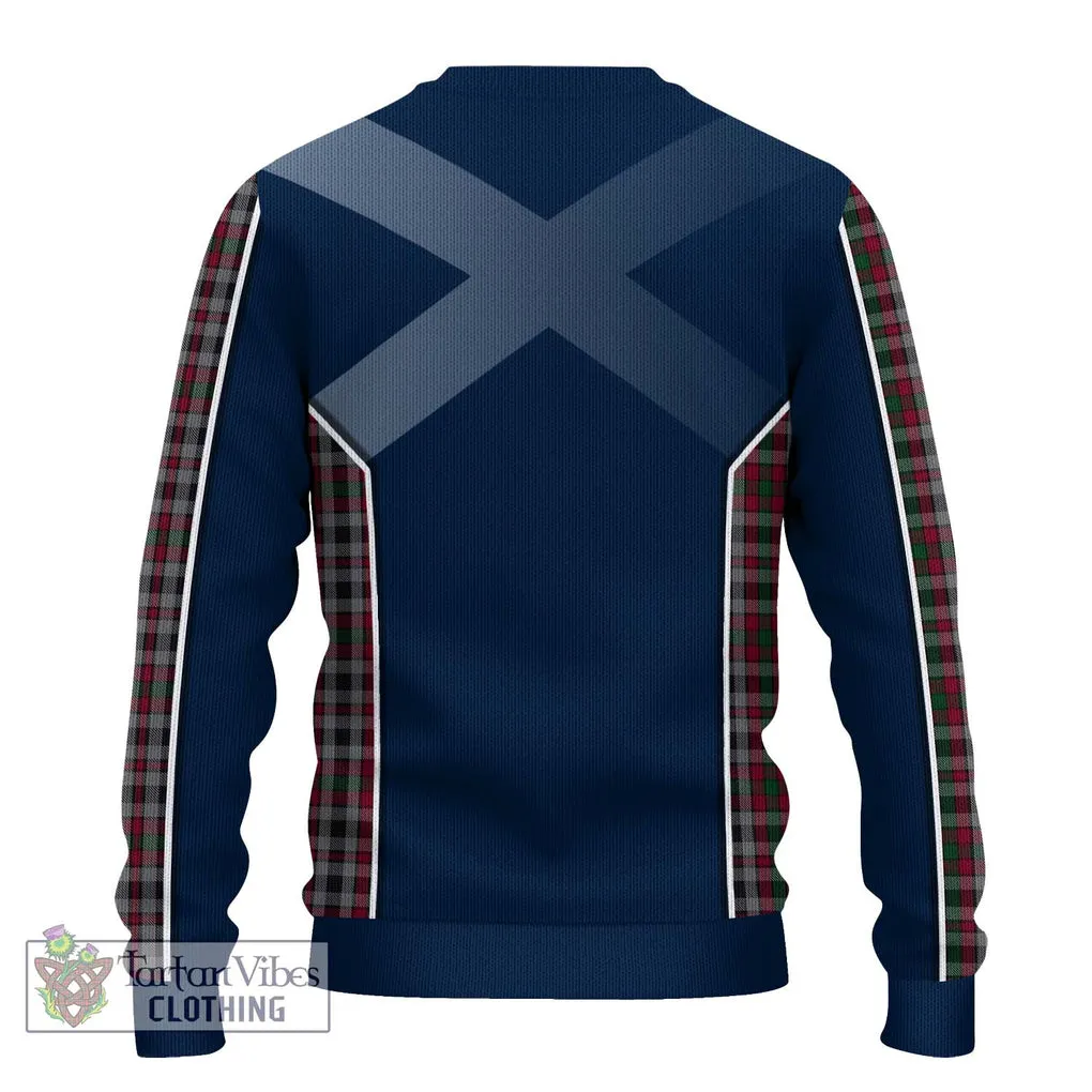 Borthwick Tartan Ugly Sweater with Family Crest and Lion Rampant Vibes Sport Style