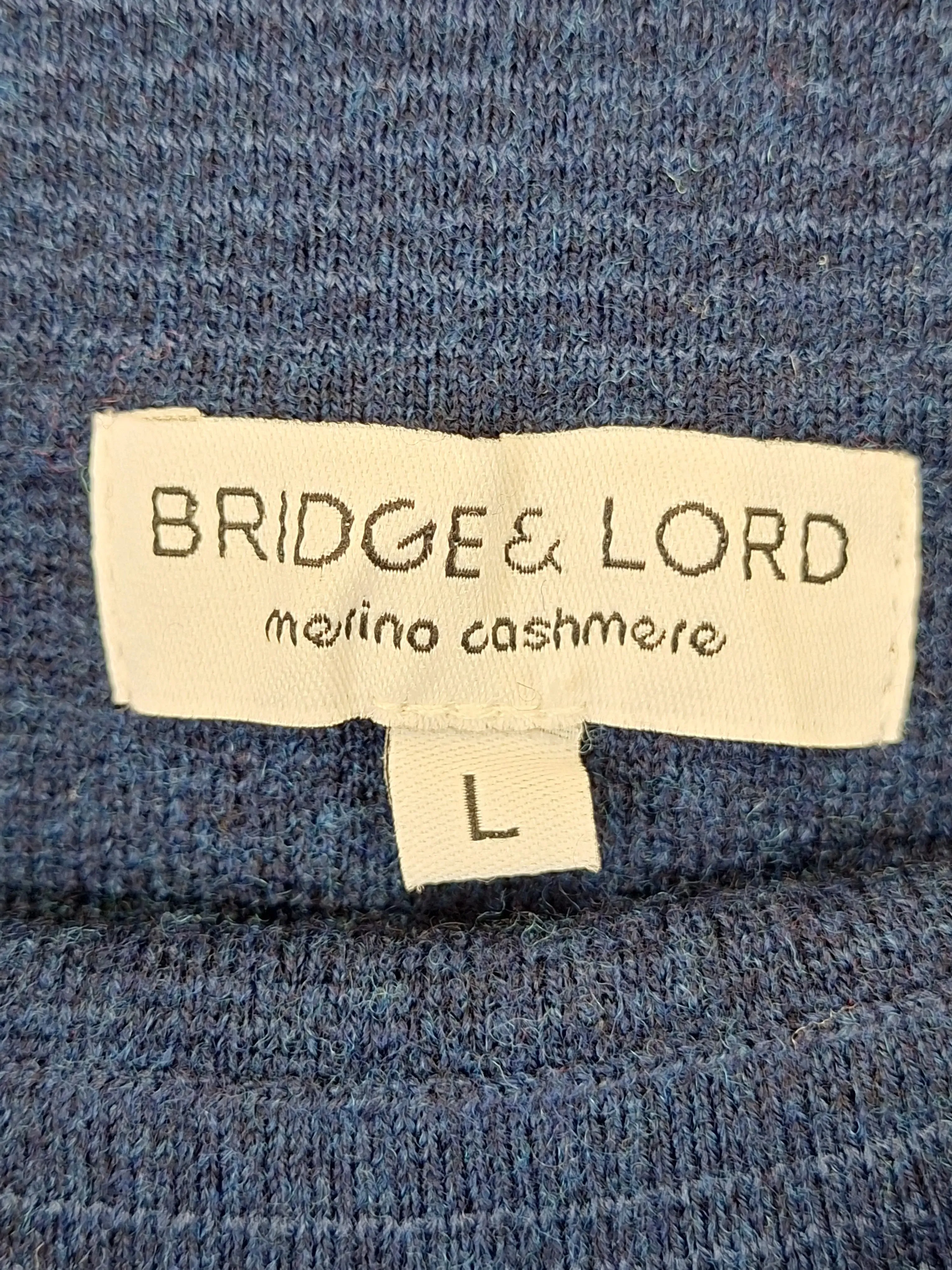 Bridge & Lord Essential Soft Cashmere Midi Skirt Size L