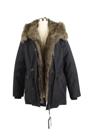 Charlene Down Parka - Removable Fur Hood & Bib