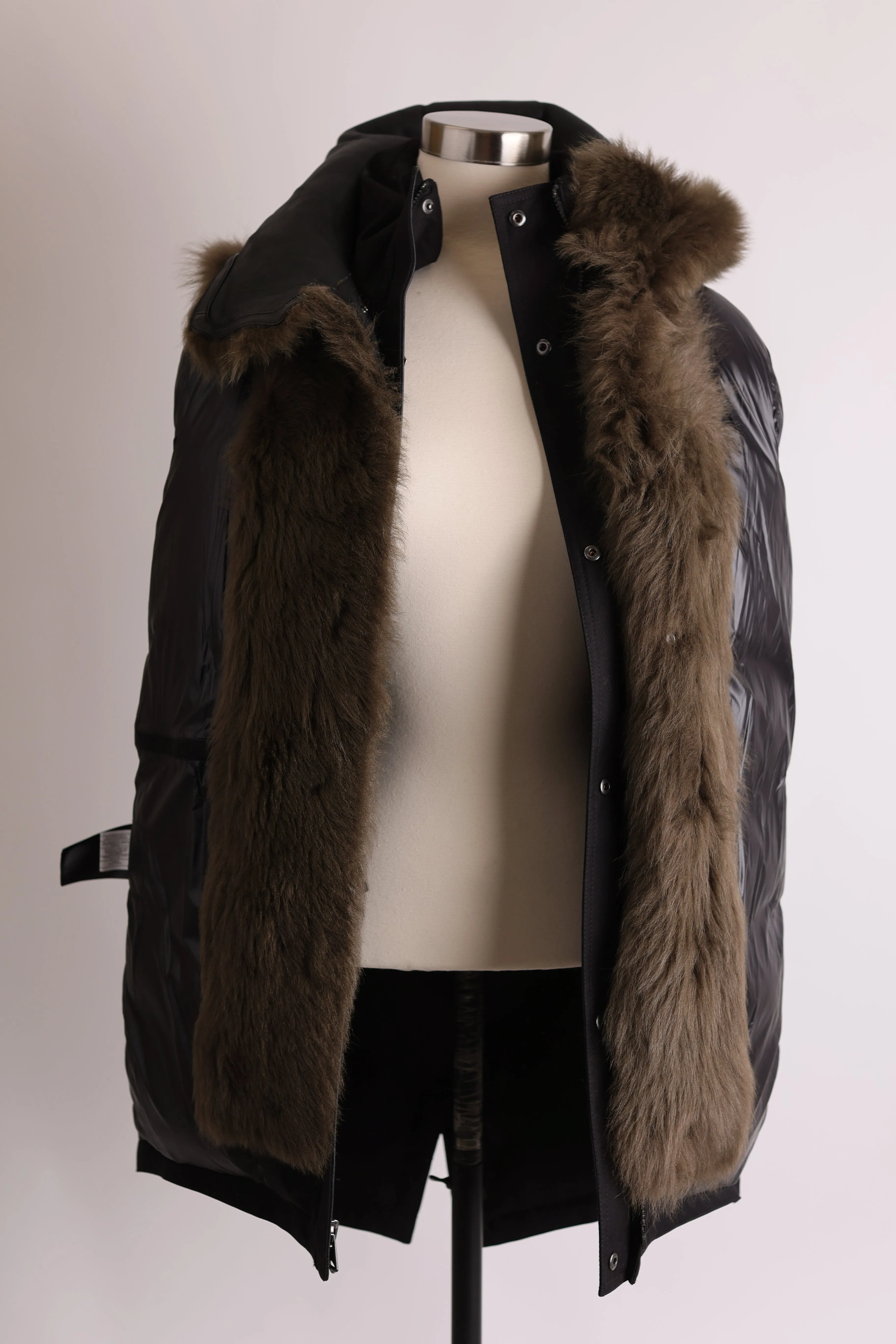 Charlene Down Parka - Removable Fur Hood & Bib