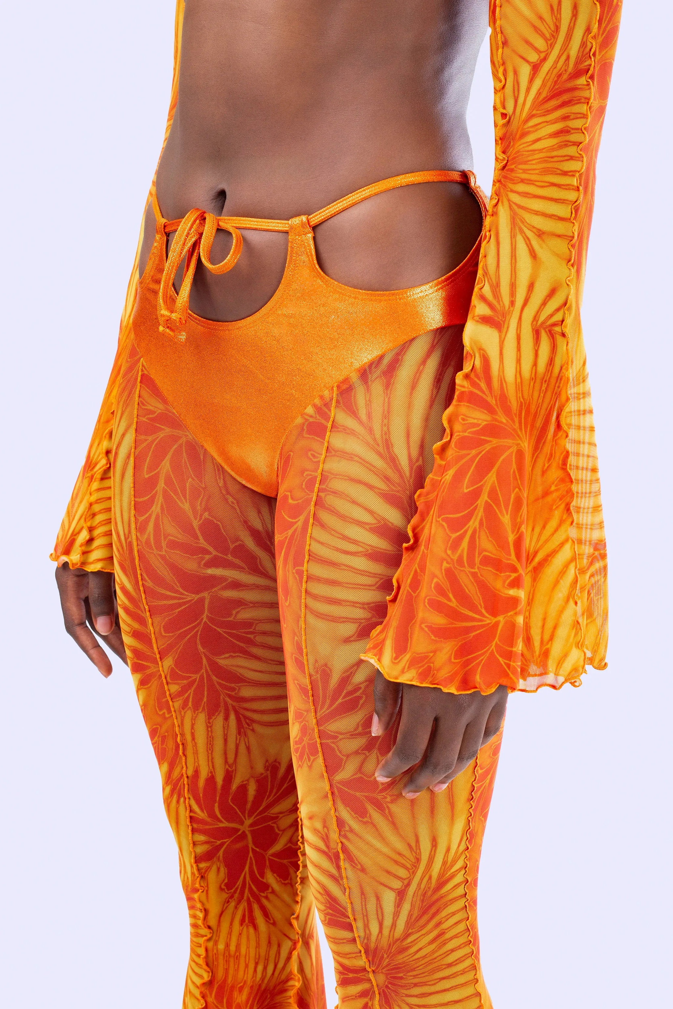 Citrine Bikini Bell Bottoms Pants