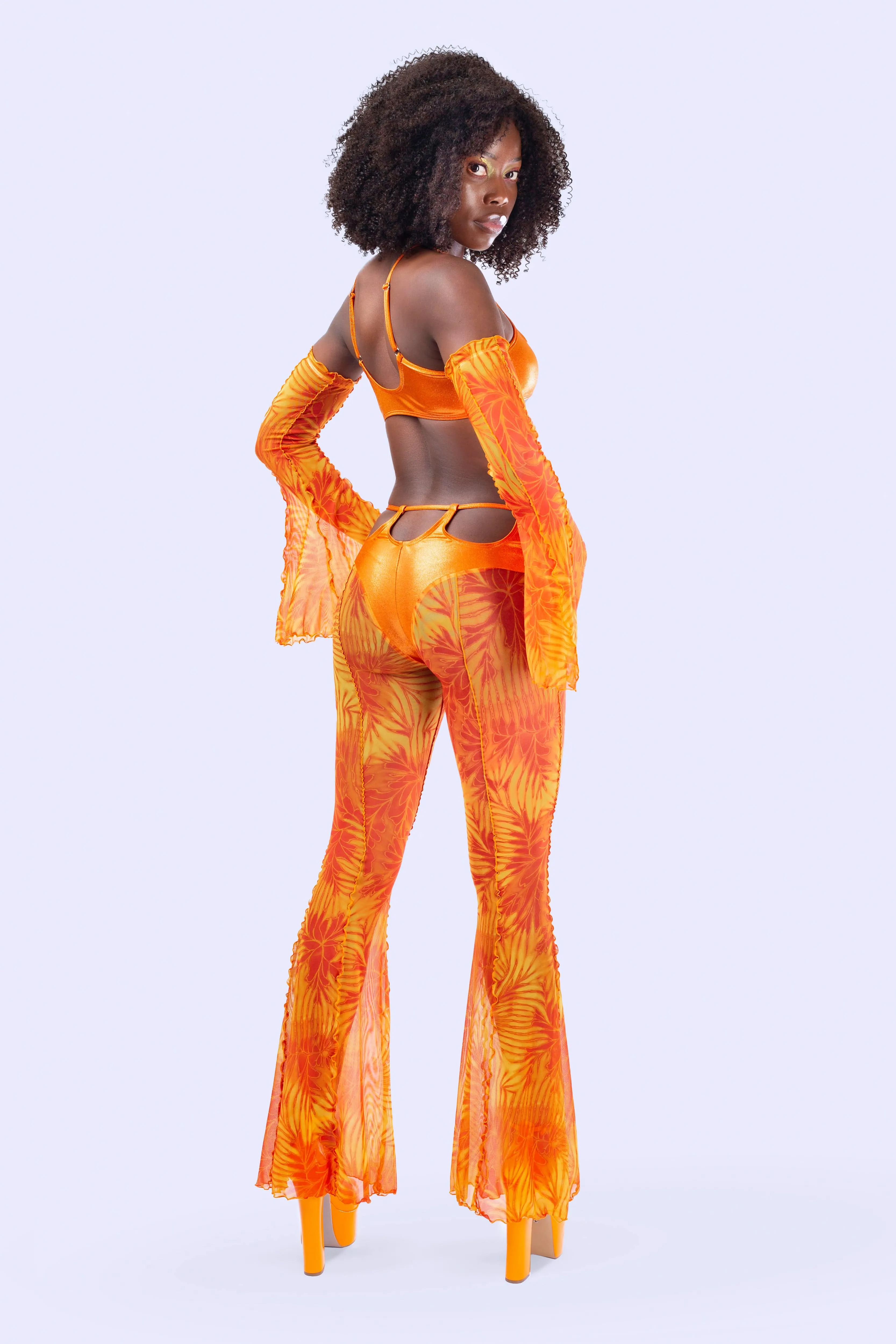 Citrine Bikini Bell Bottoms Pants