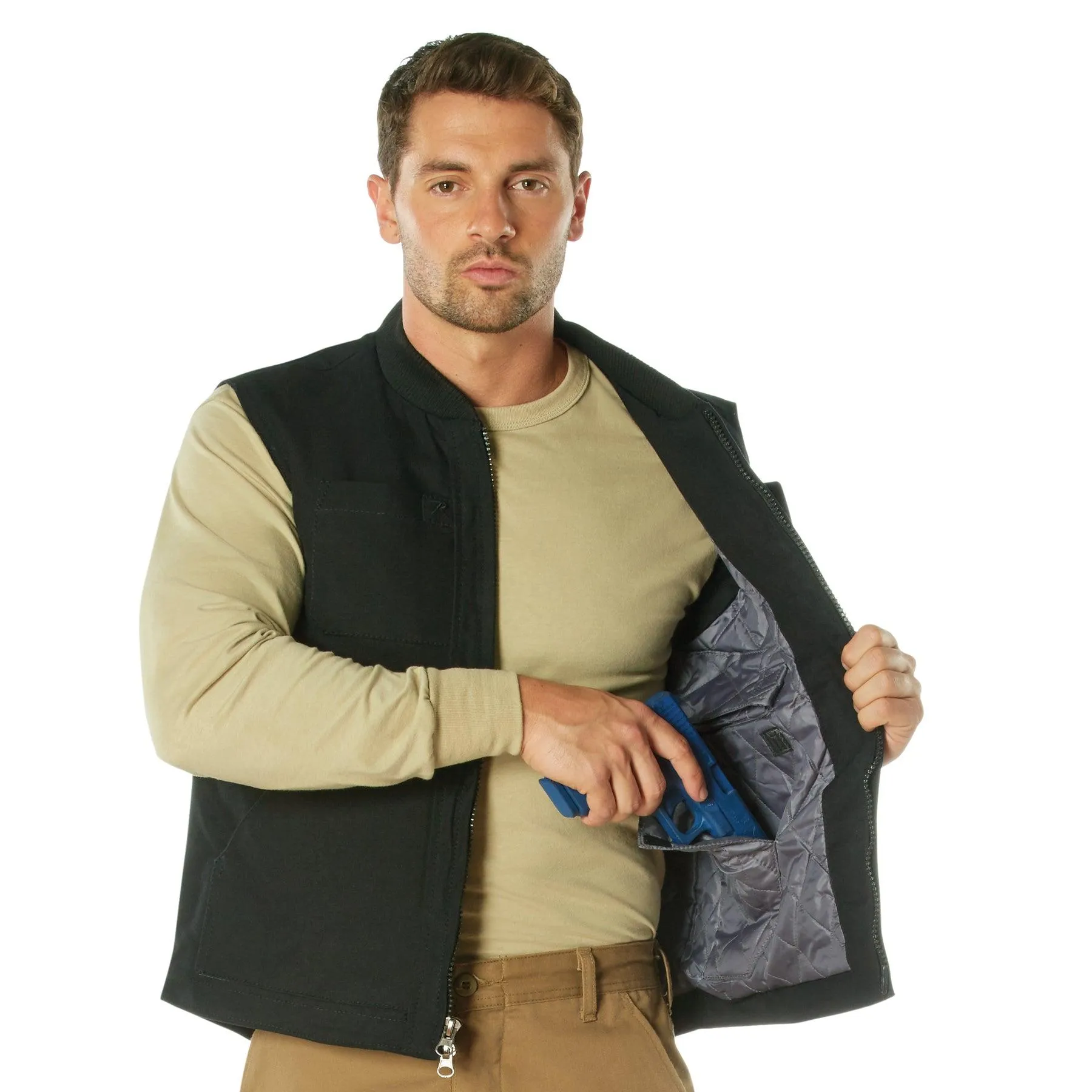 Concealed Carry Backwoods Canvas Vest