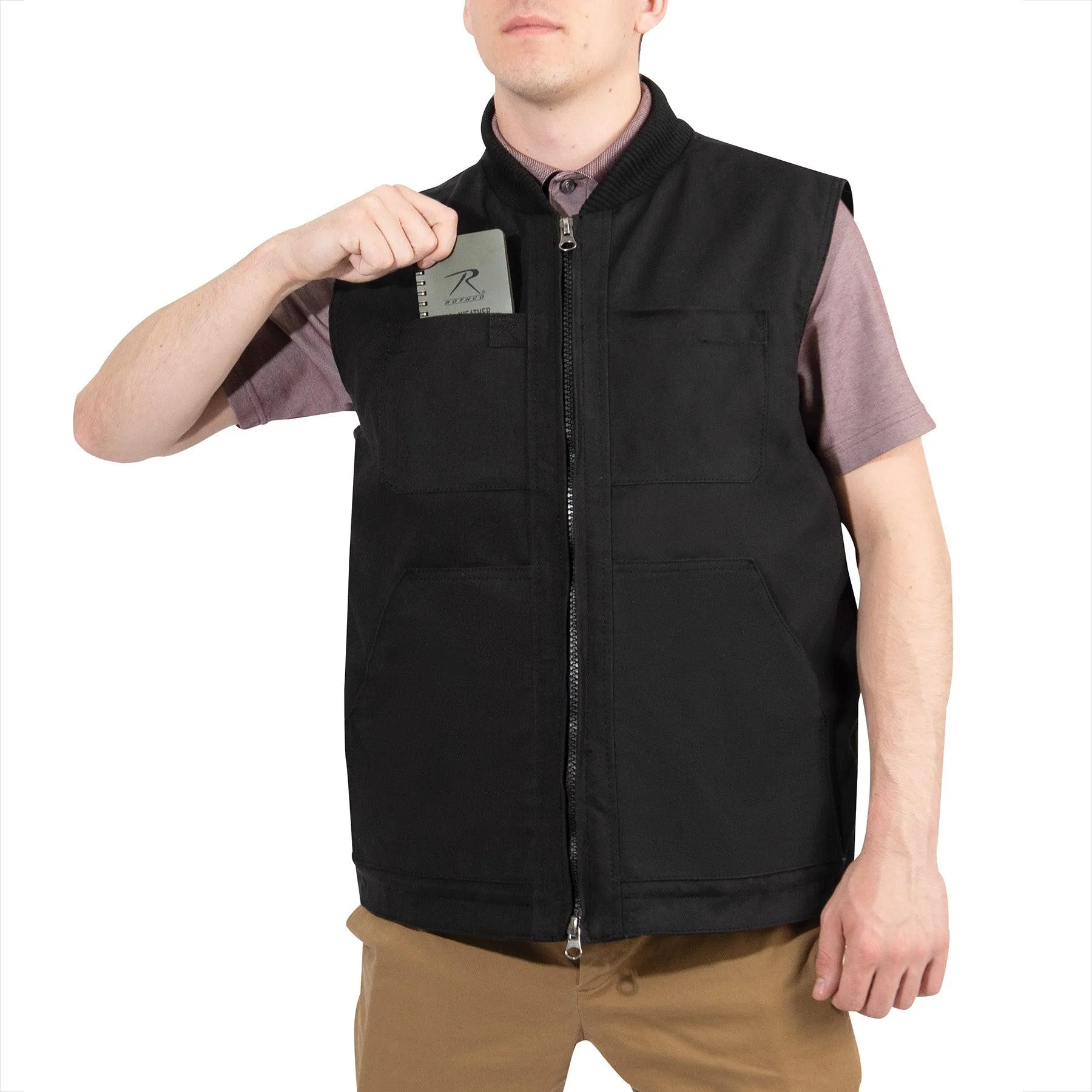 Concealed Carry Backwoods Canvas Vest