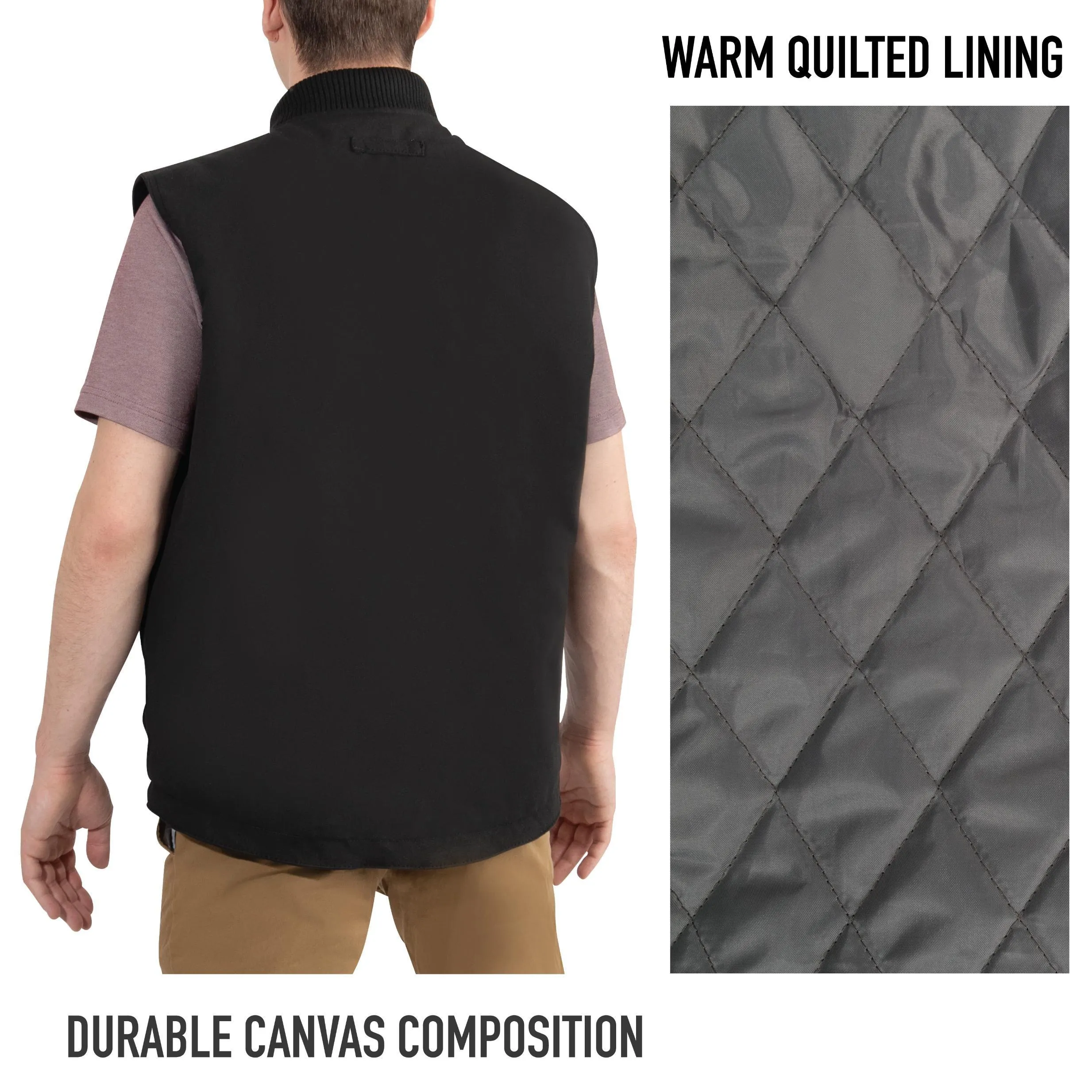 Concealed Carry Backwoods Canvas Vest