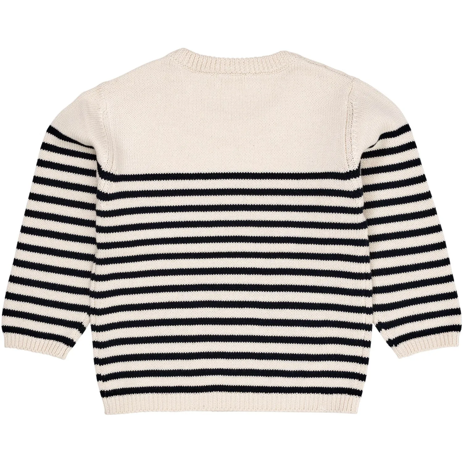 Copenhagen Colors Cream Navy Combi Knitted Striped Sailor Sweater