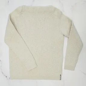 Cream Boatneck Sweater