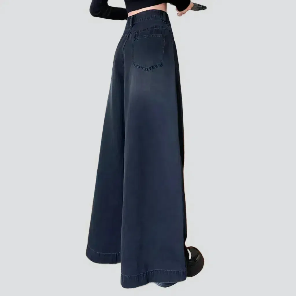 Culottes high-waist jeans
 for women