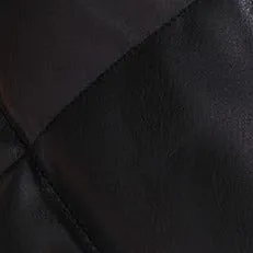 DICE SKIRT | BLACK VEGAN LEATHER