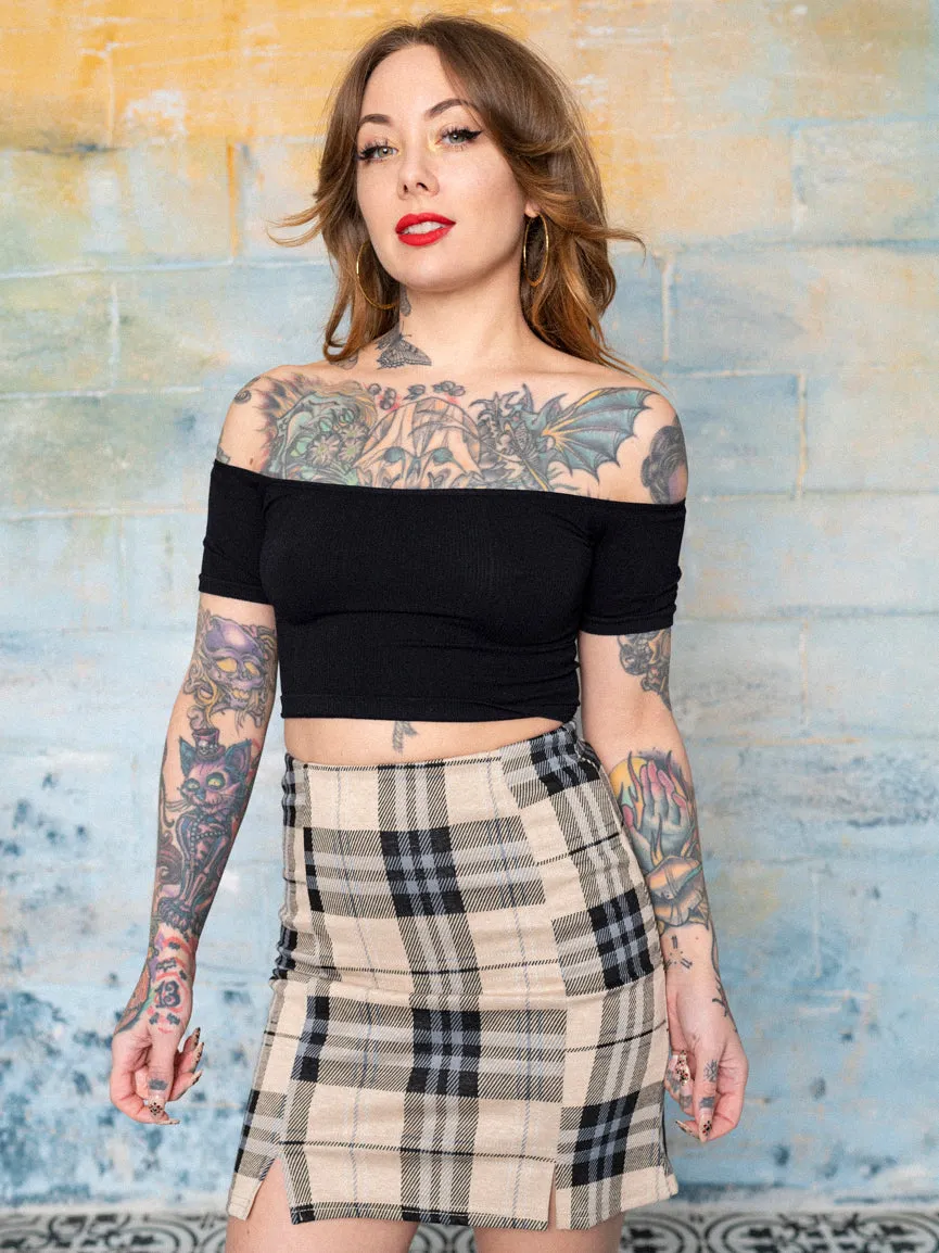 Dreamer Plaid Skirt