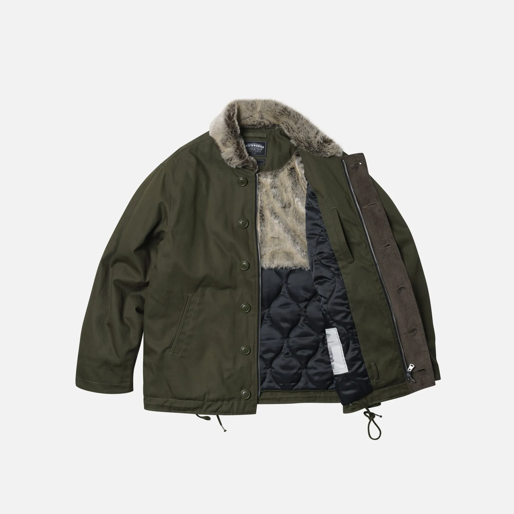 EDGAR N-1 DECK JACKET - OLIVE