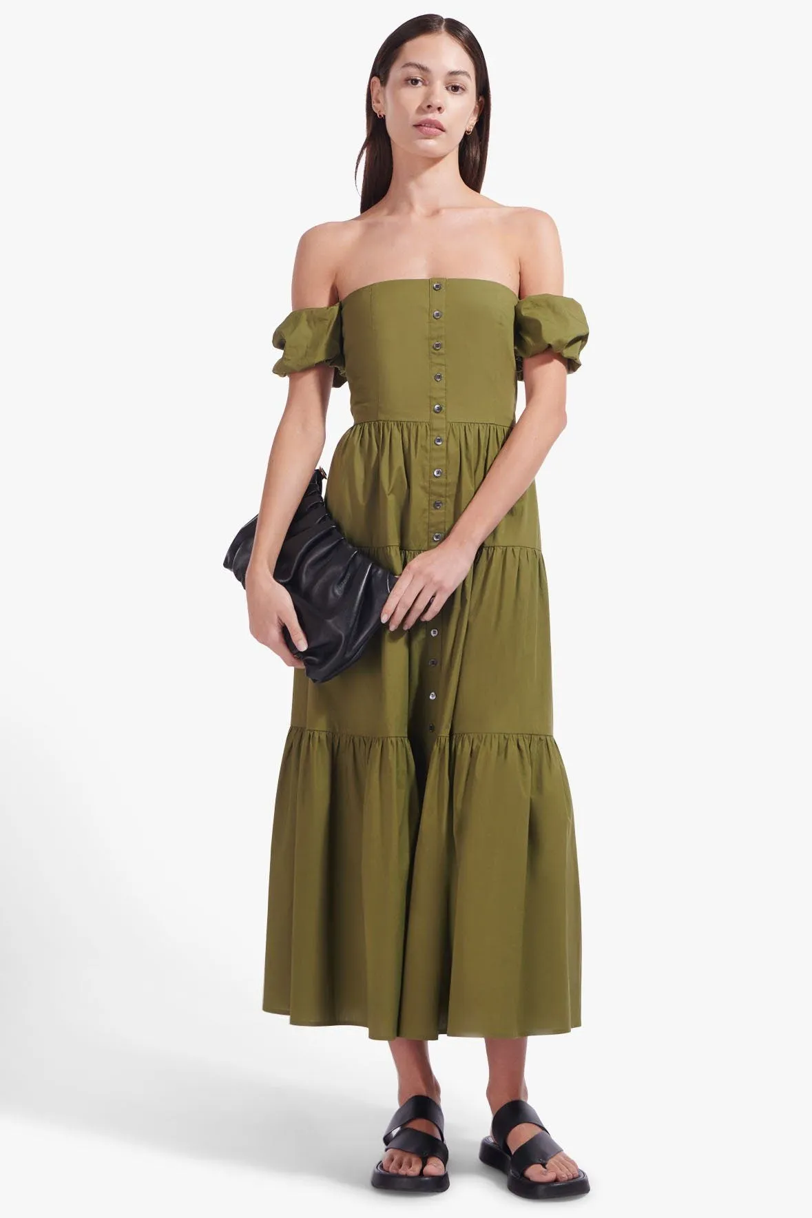 ELIO DRESS | OLIVE