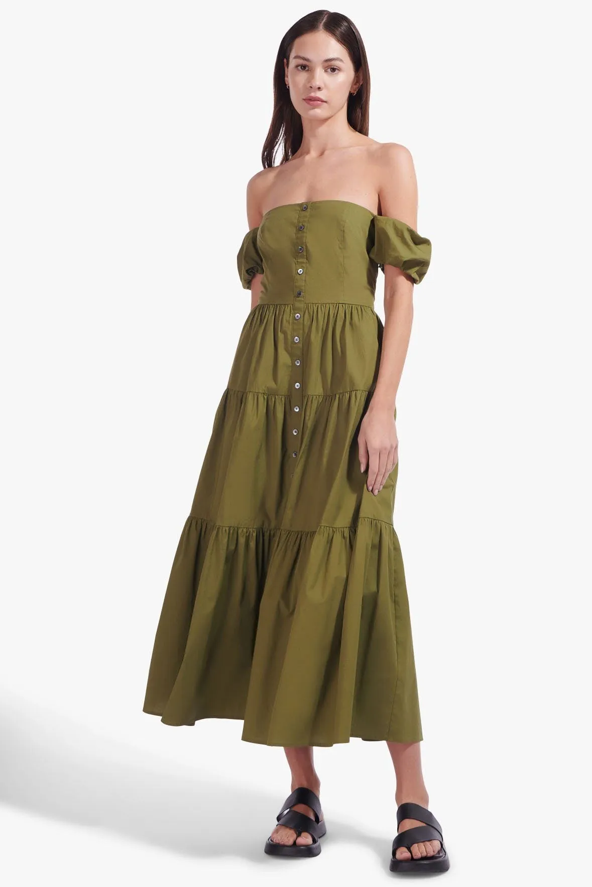 ELIO DRESS | OLIVE