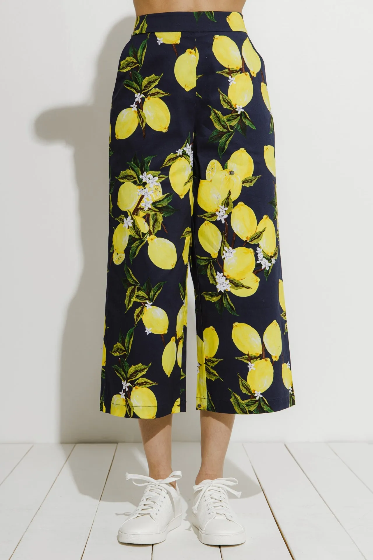 English Factory - Lemon Print Pants