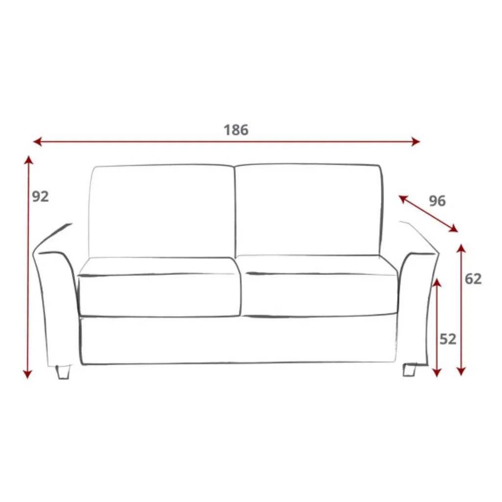 Eve Opulence Granite 2-Seater Sofabed by Sweet Dreams