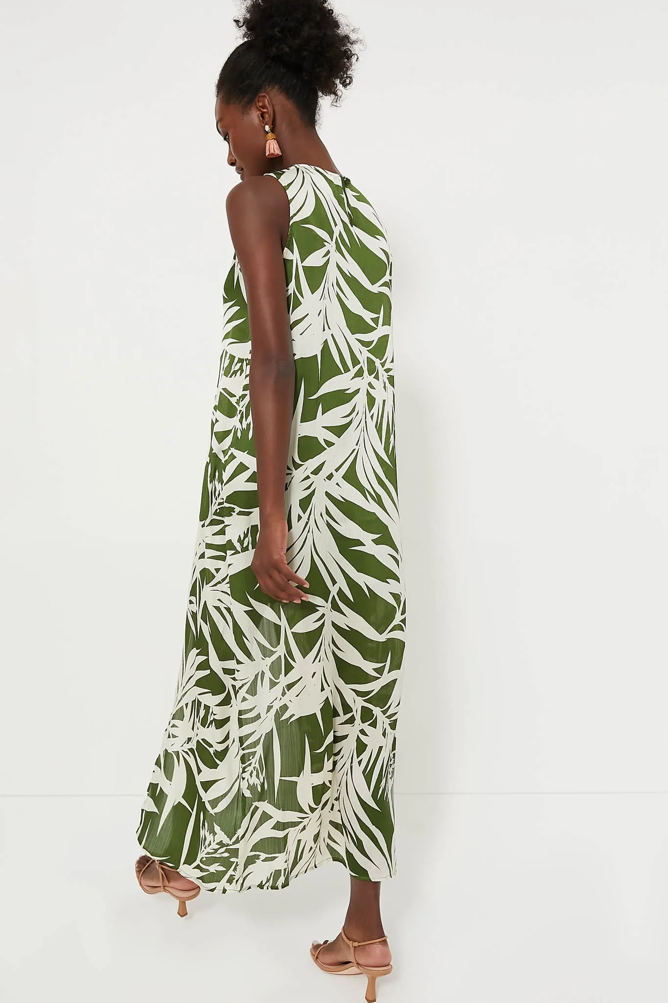 Fern Floral Overlay Octavia Maxi Dress