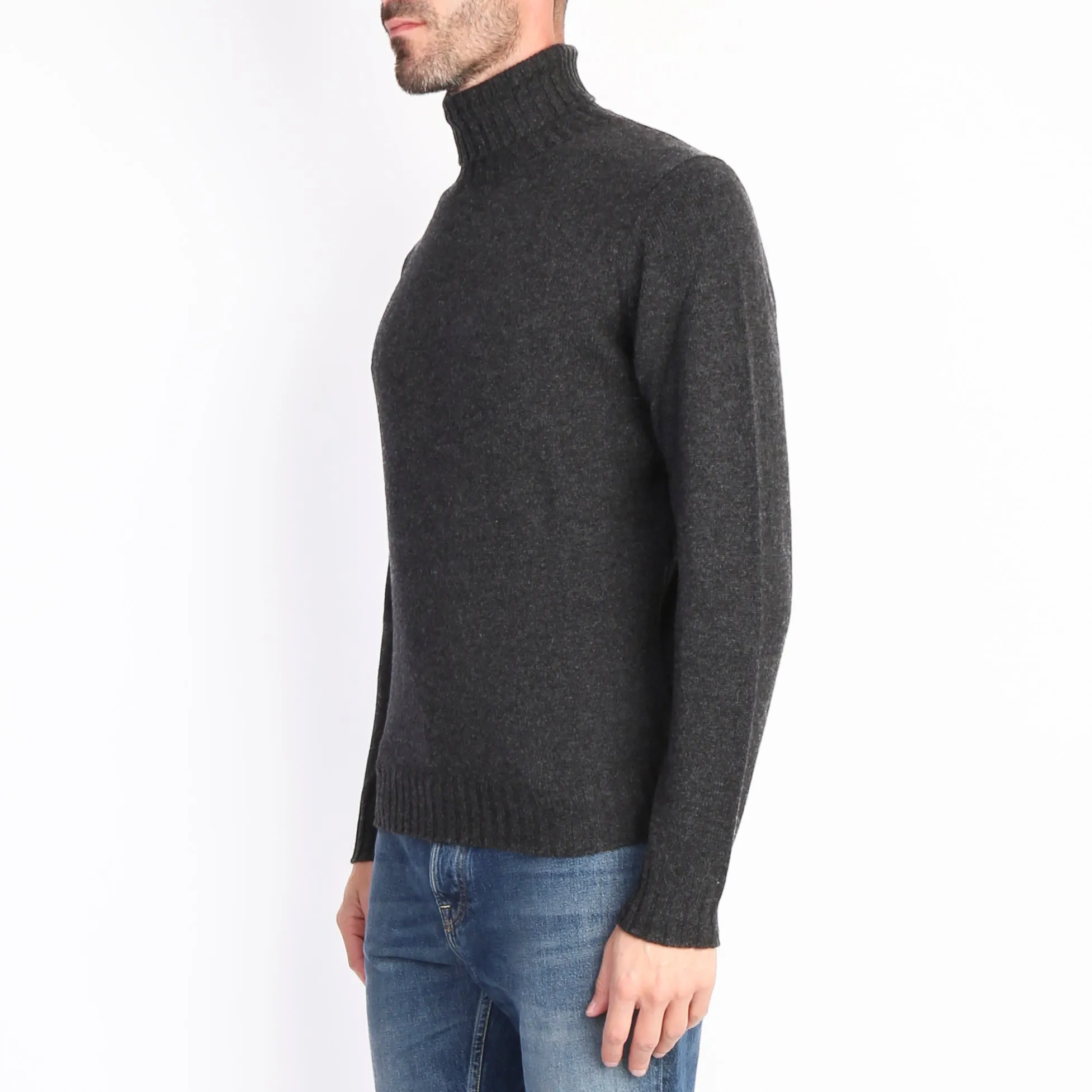 FILIPPO DE LAURENTIIS DOLCEVITA DV3ML WC7R SWEATER ANTRACITE