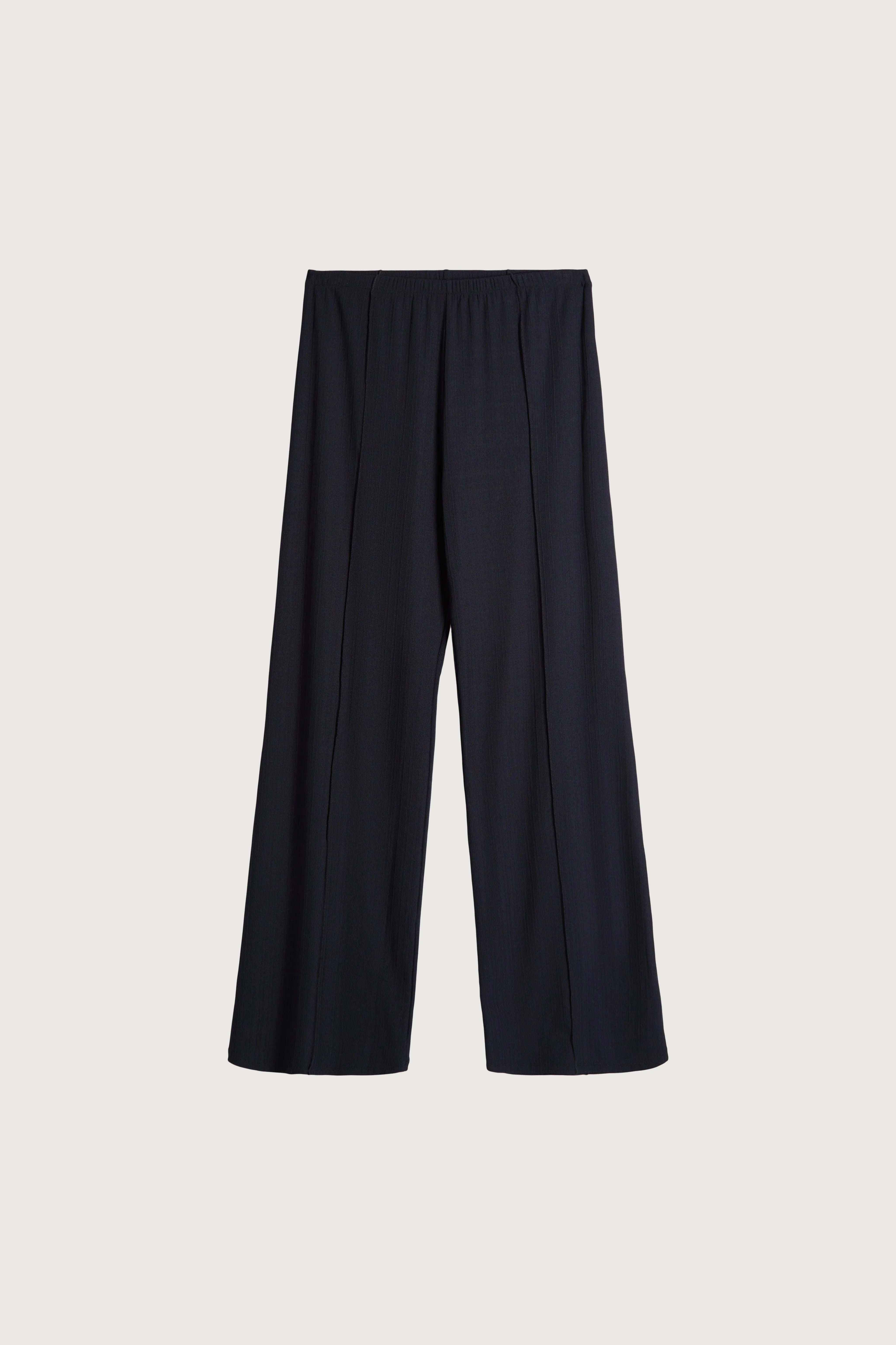 FLARED PANT WITH STITCH DETAILS