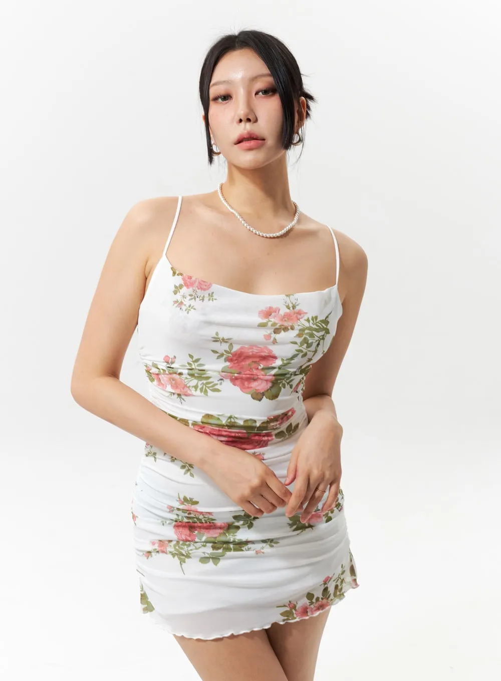 Flower Mini Dress IU322