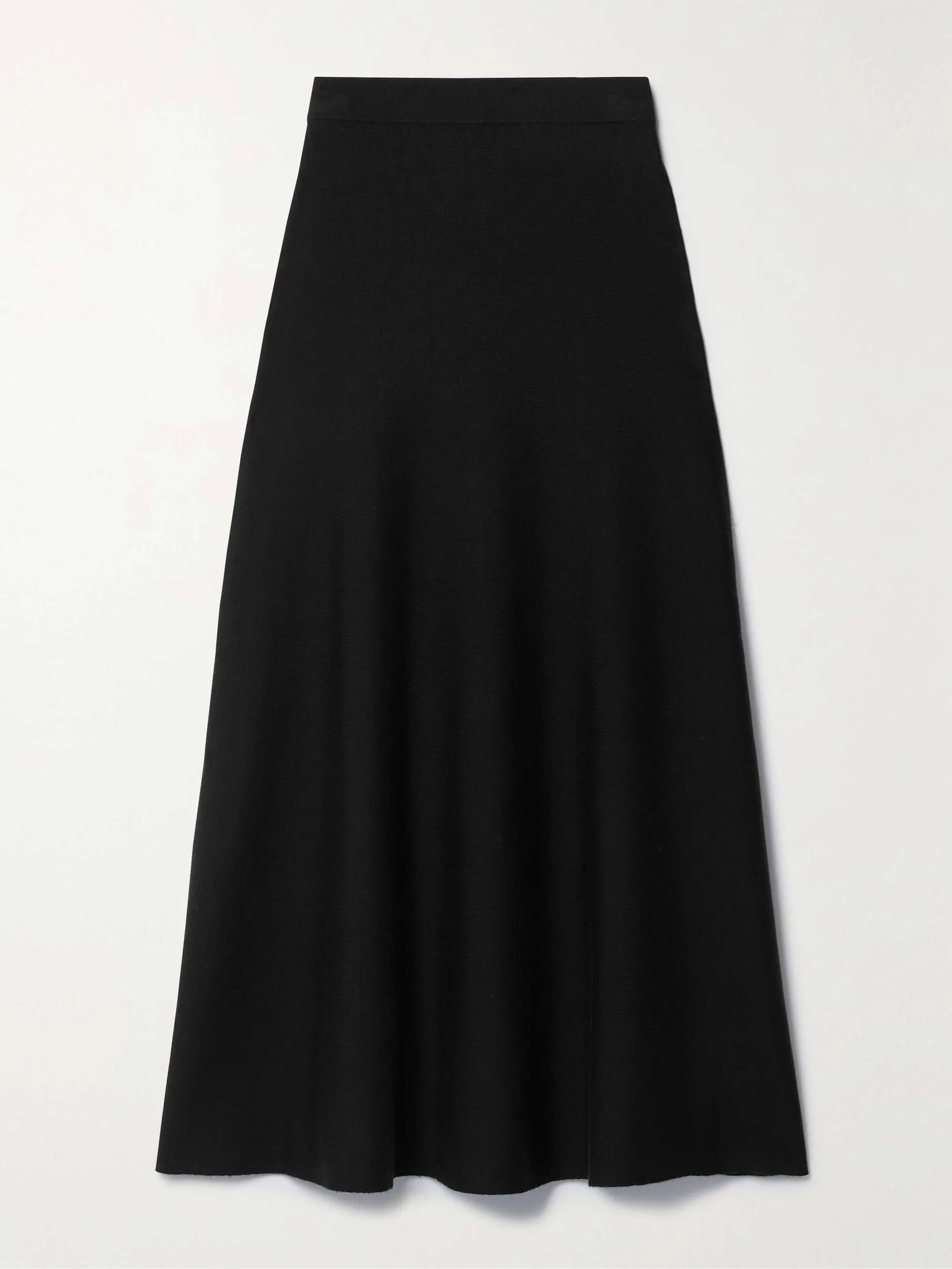 Freddie wool, cashmere and silk-blend midi skirt