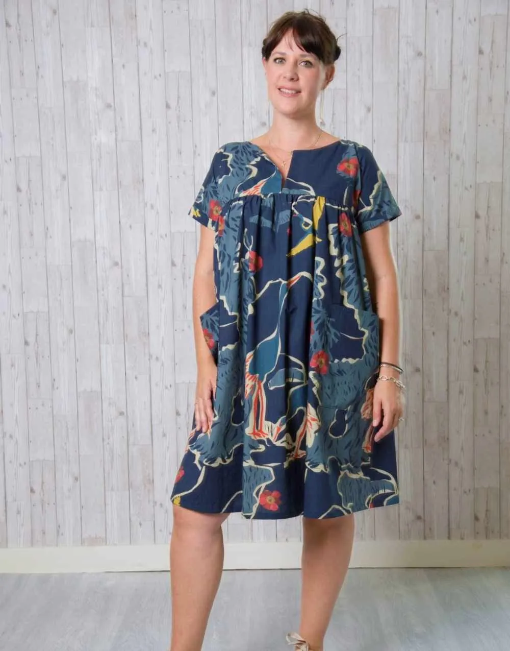 Frida Dress Sewing Pattern, Emporia Patterns