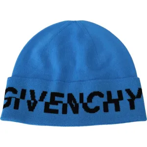 Givenchy Chic Woolen Beanie with Signature Black Logo