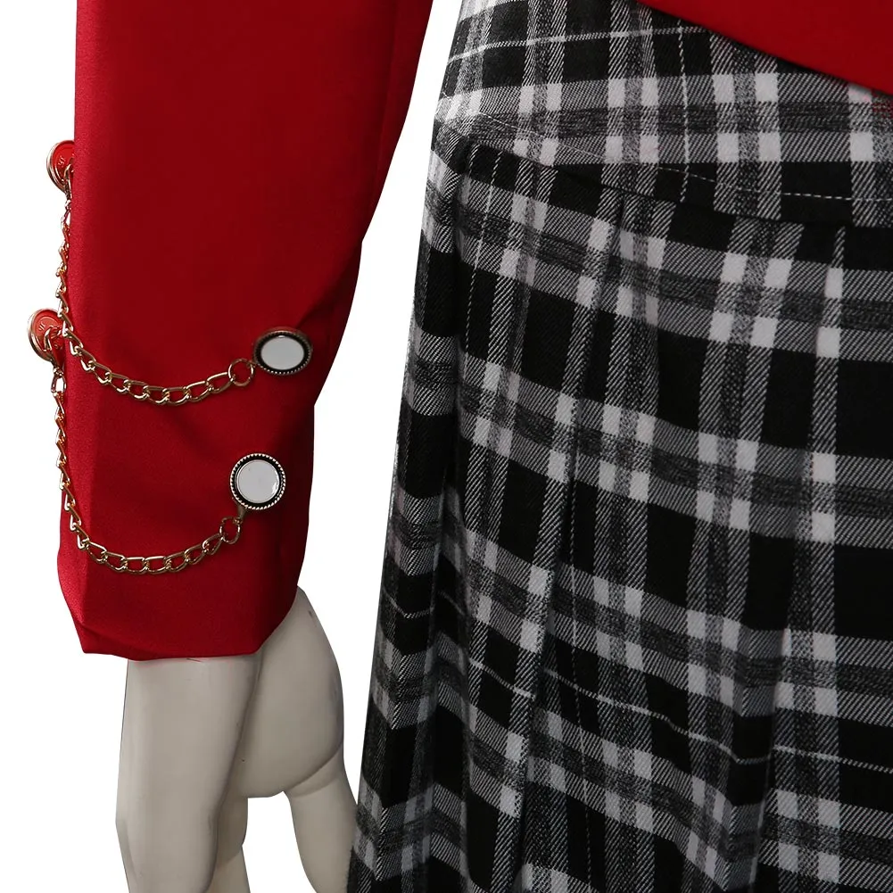 Heathers The Musical-Heather Chandler Uniform Skirt Outfits Halloween Carnival Costume Cosplay Costume