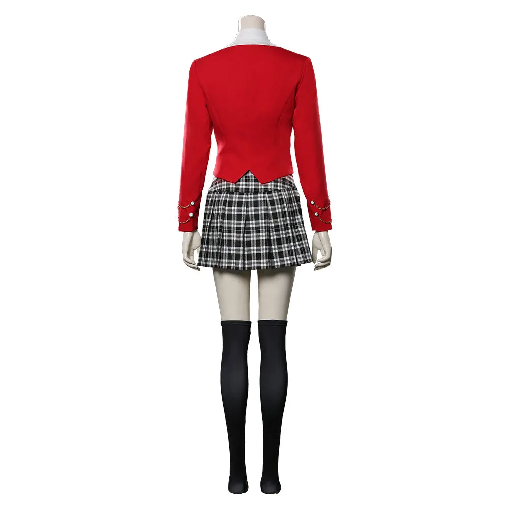 Heathers The Musical-Heather Chandler Uniform Skirt Outfits Halloween Carnival Costume Cosplay Costume