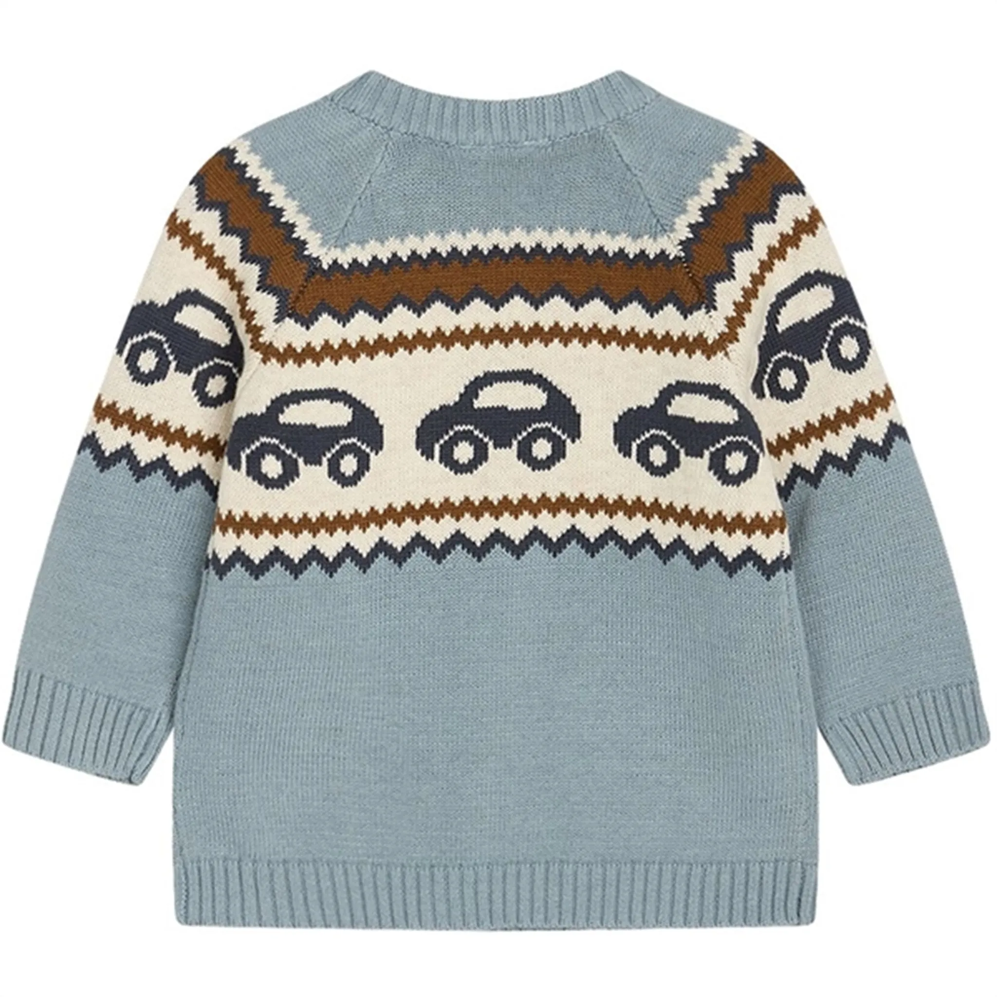 Hust & Claire Baby Iron Blue Palle Knit Sweater