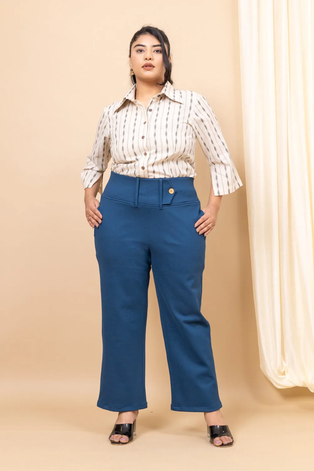 Lady Leader high waist Pants with pockets