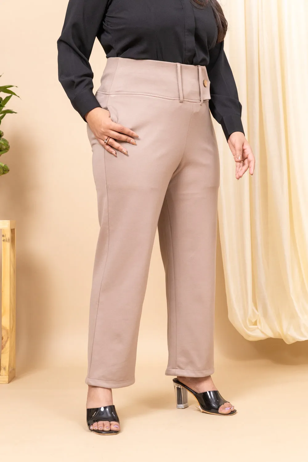 Lady Leader high waist Pants with pockets