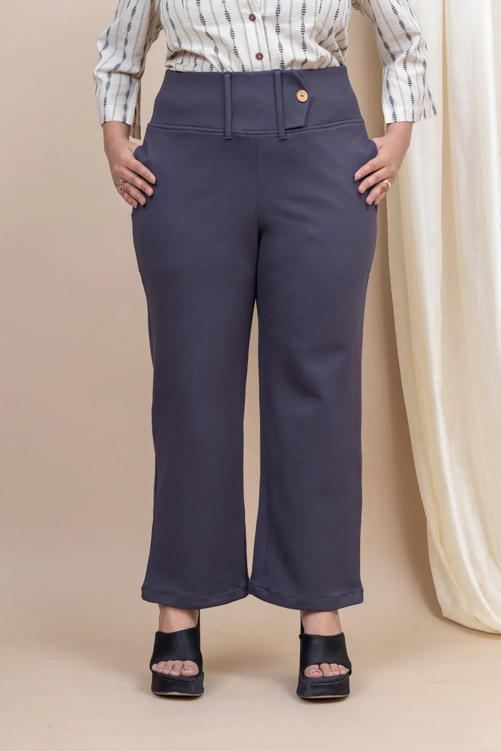 Lady Leader high waist Pants with pockets