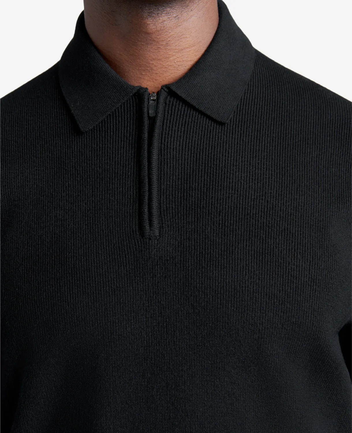 Long Sleeve Polo Sweater