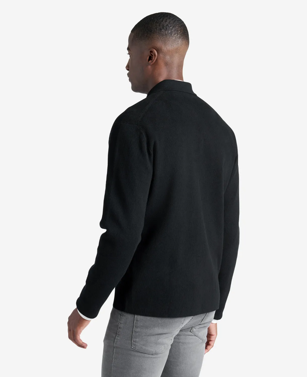 Long Sleeve Polo Sweater