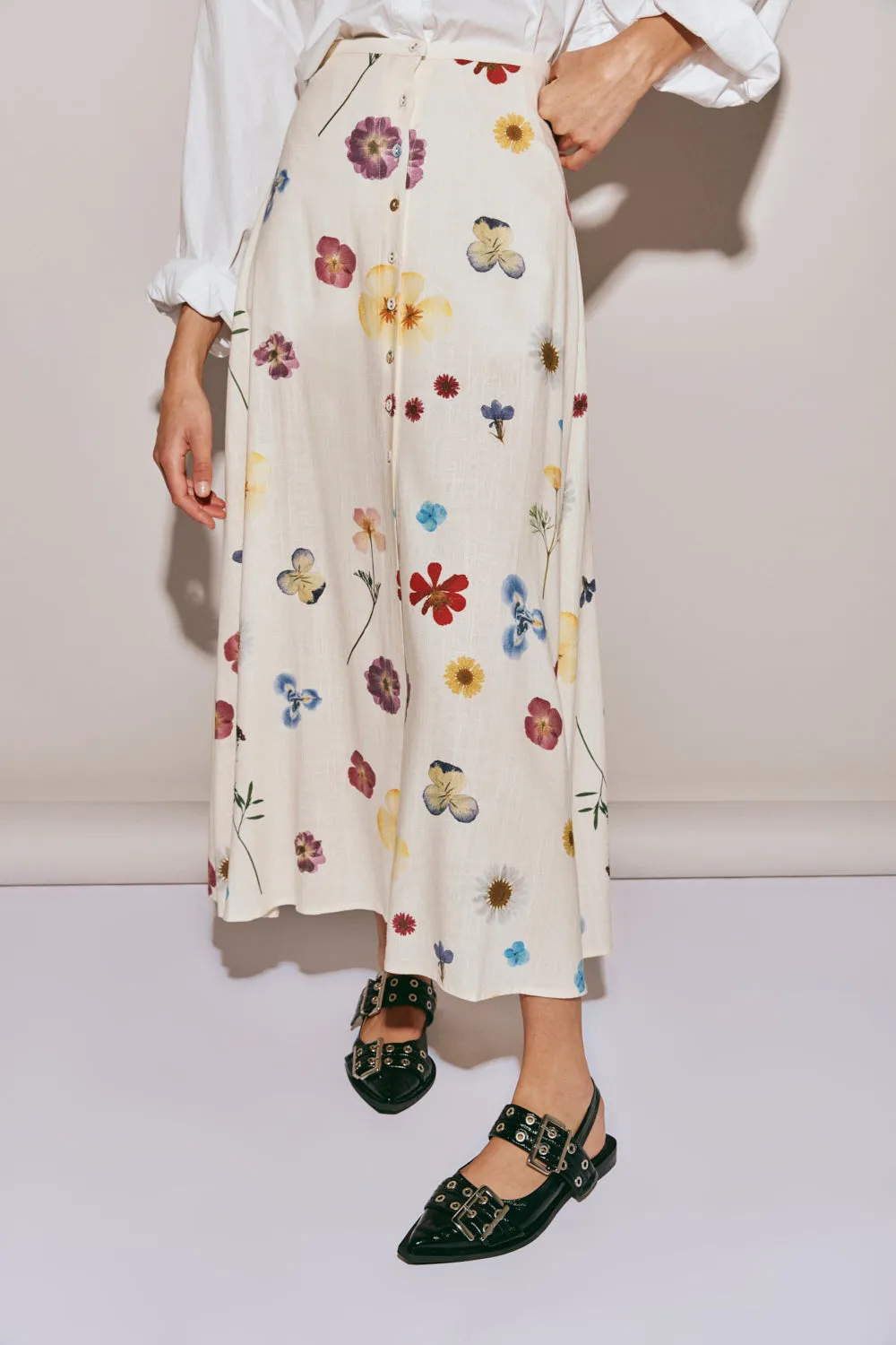 Love Language Midi Skirt Floral