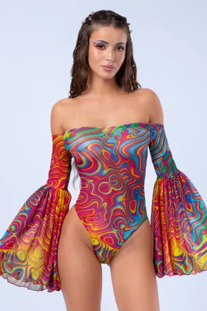 Lovestoned Off-Shoulder Bodysuit