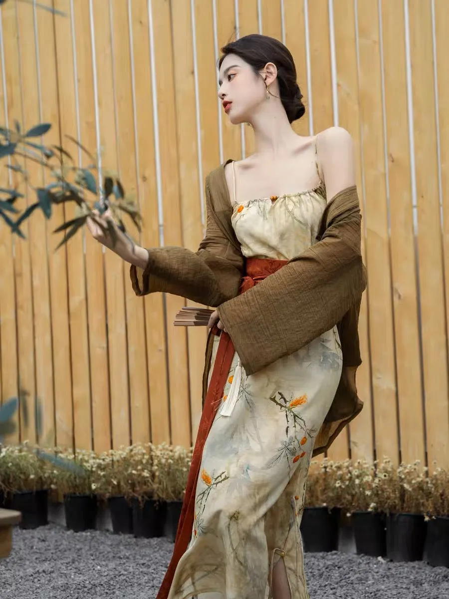 Mandarin Modern Tang Style Hanfu Dress