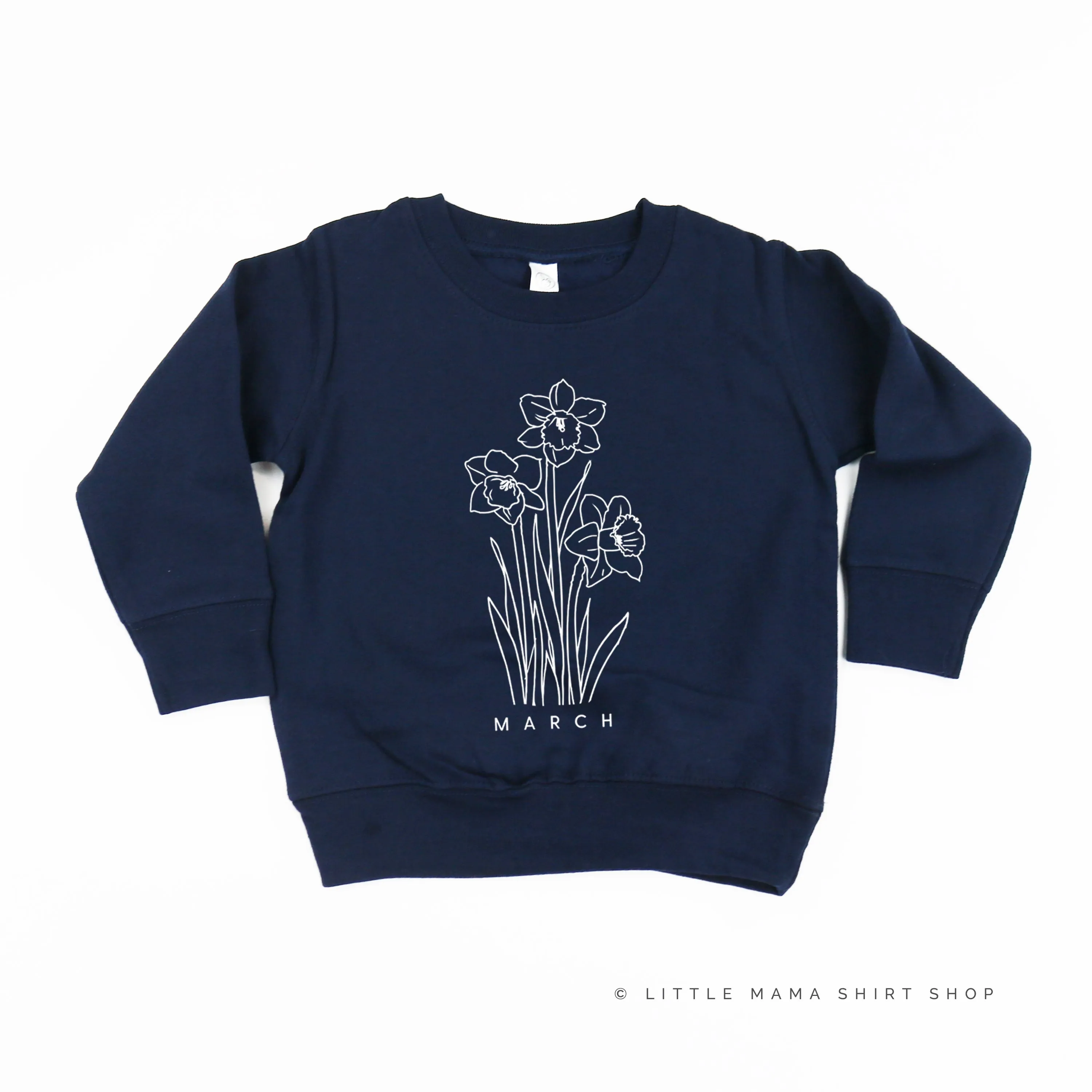 MARCH BIRTH FLOWER - Daffodil - Child Sweater