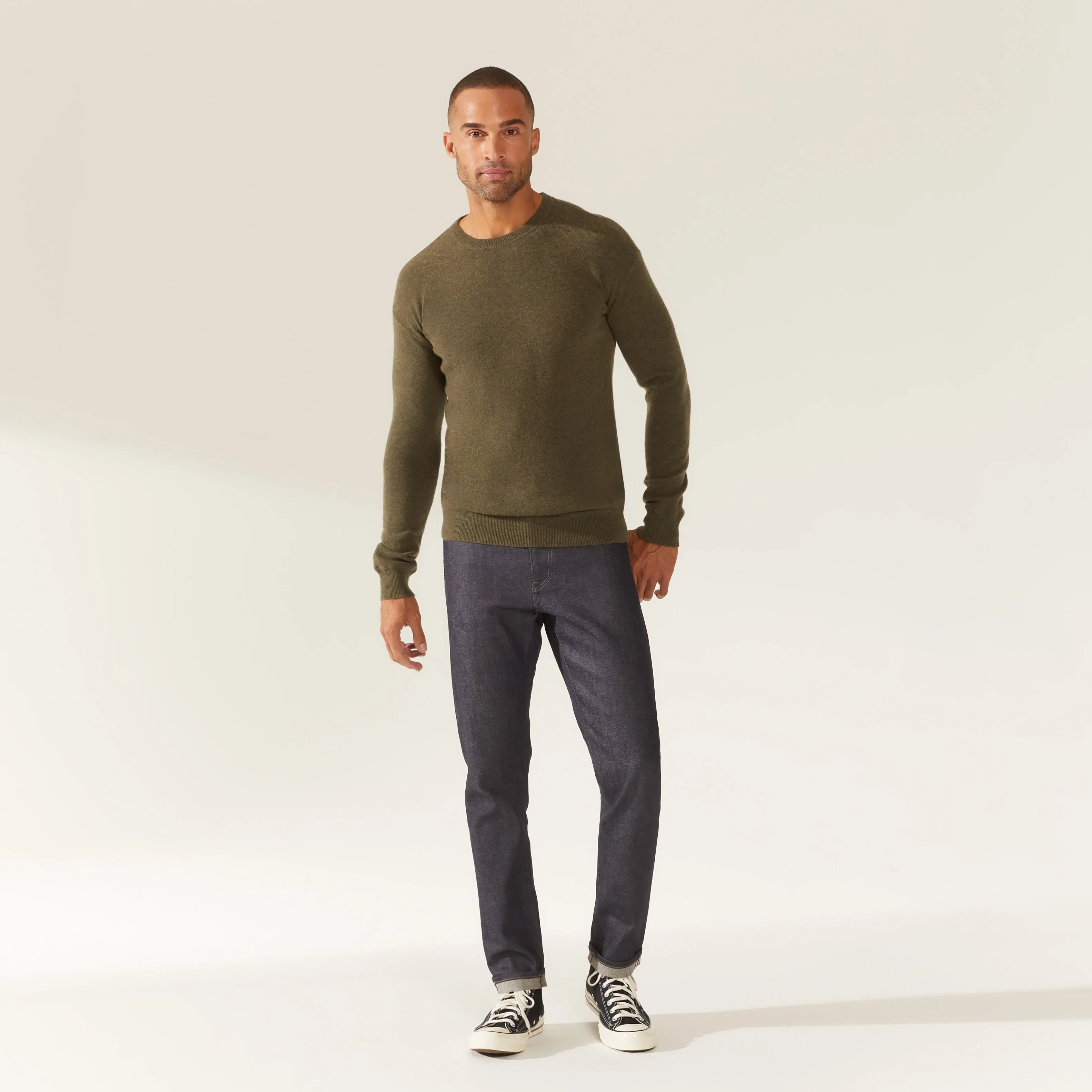 Mateo Cashmere Crewneck Sweater